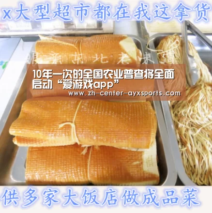 10年一次的全国农业普查将全面启动“爱游戏app”